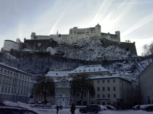 Fortress Hohensalburg in  Winter